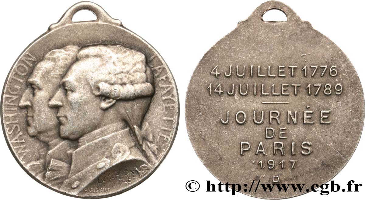 TROISIÈME RÉPUBLIQUE Médaille de la journée de Paris TTB