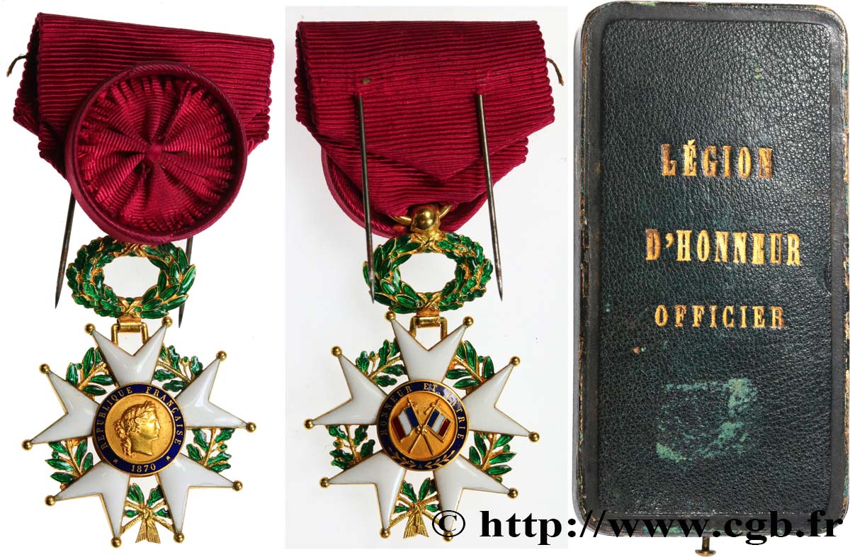 TERCERA REPUBLICA FRANCESA Légion d’Honneur - Officier EBC
