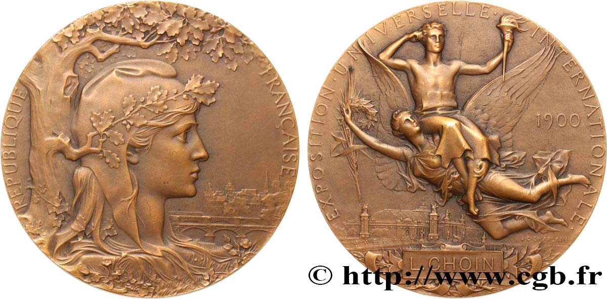 DRITTE FRANZOSISCHE REPUBLIK Médaille de l’exposition universelle de Paris VZ