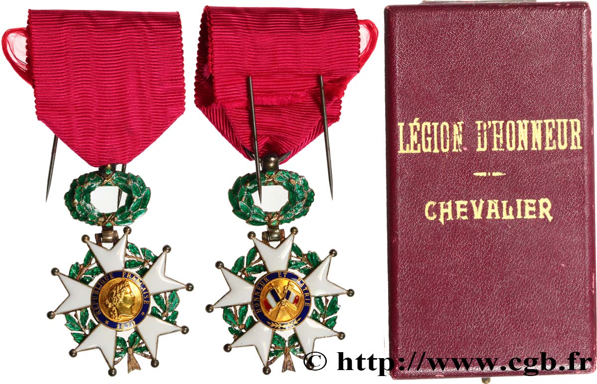 TROISIÈME RÉPUBLIQUE Légion d’Honneur - Chevalier SUP