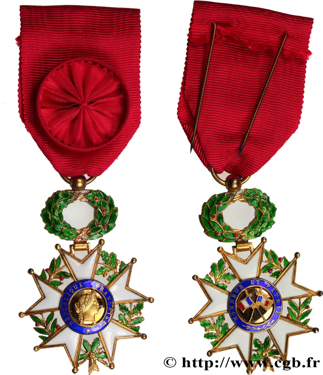 Médaille Officier de la Légion d'Honneur V République 5eme actuelle neuve 