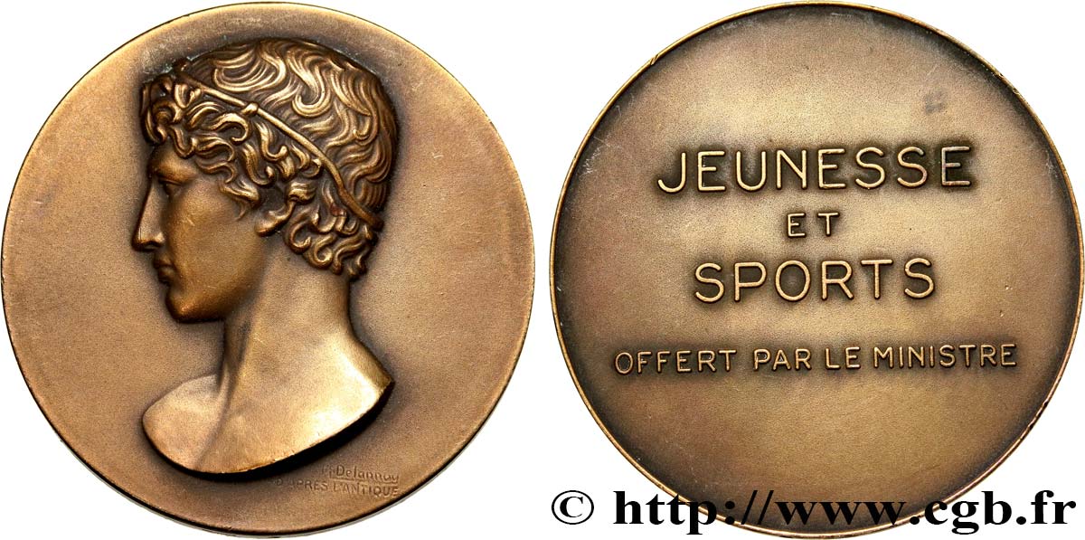 SPORTS Médaille, Jeunesse et Sport AU