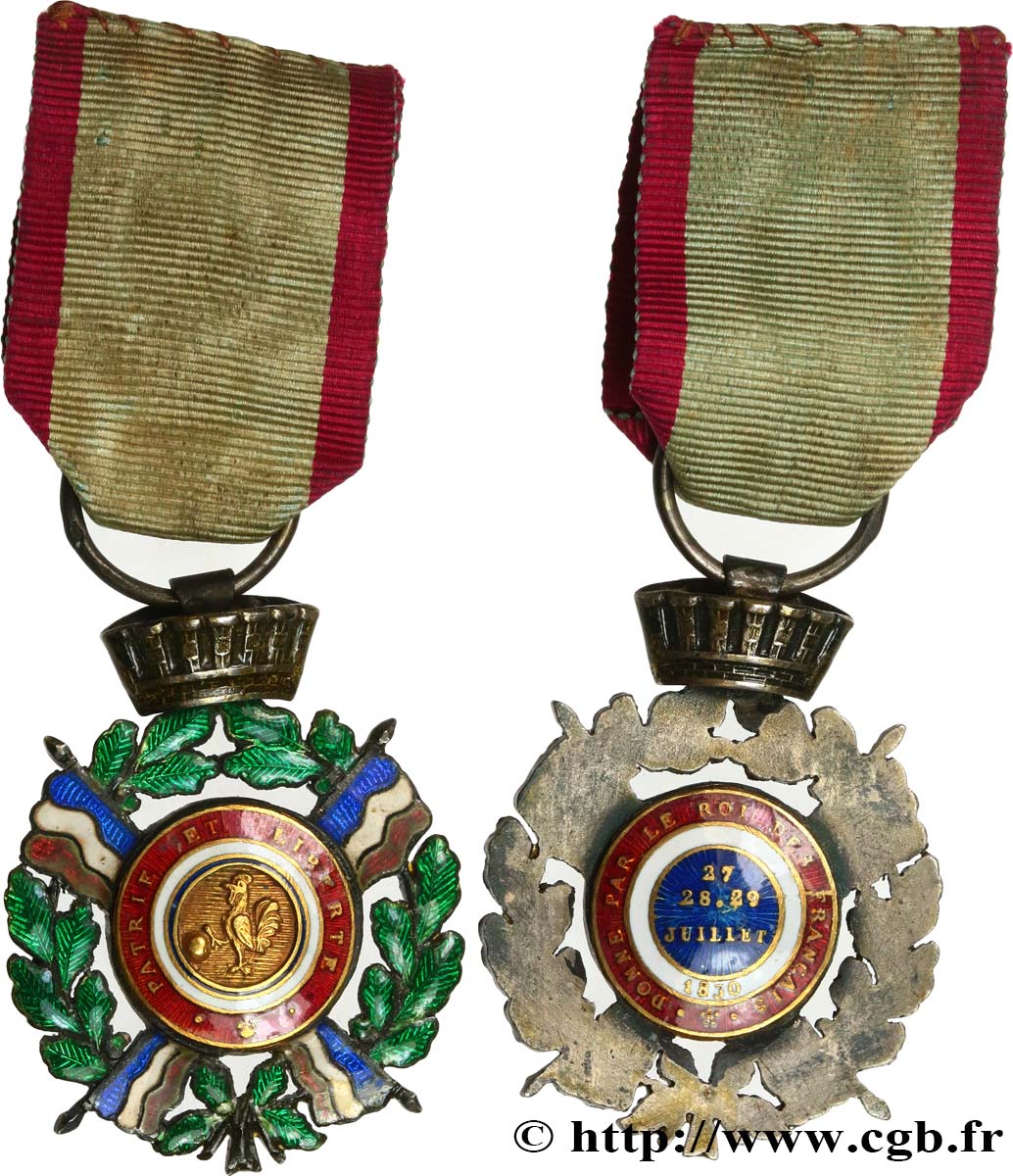 SECOND REPUBLIC Médaille, Croix des mécontents AU