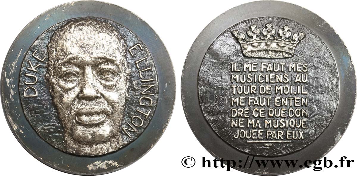 PERSONNAGES CÉLÈBRES Médaille, Duke Ellington AU