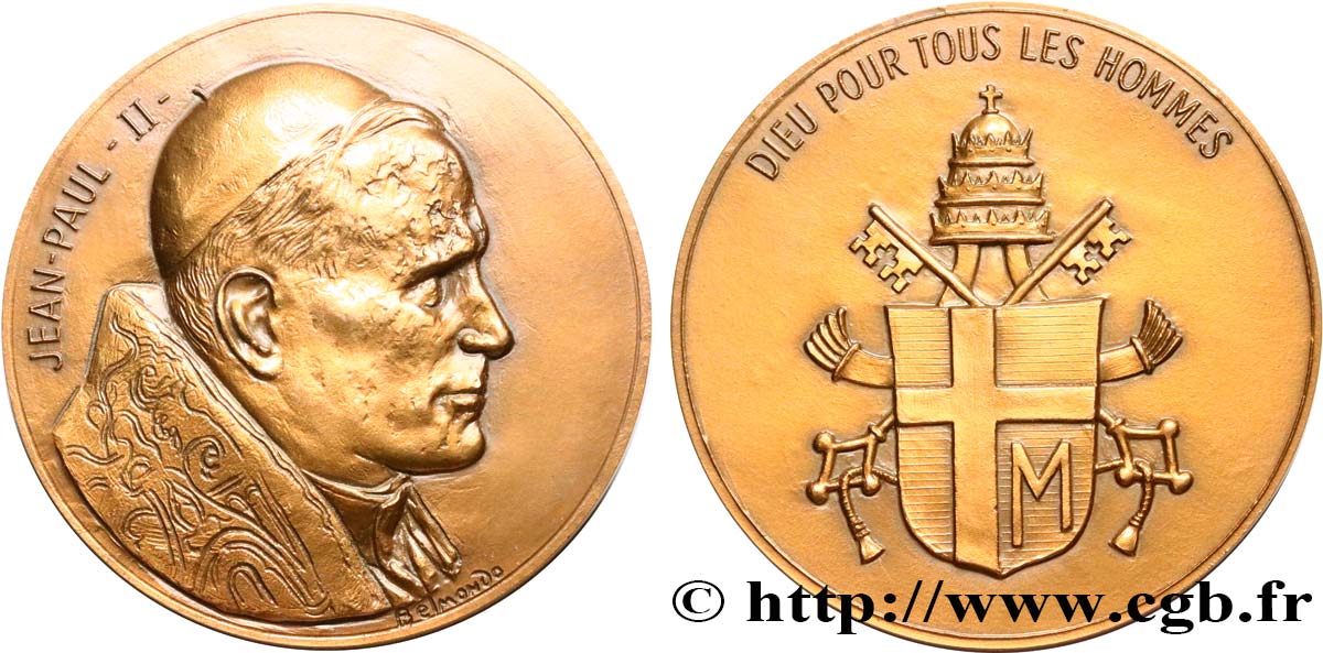 VATICAN ET ÉTATS PONTIFICAUX Médaille, Jean-Paul II SUP
