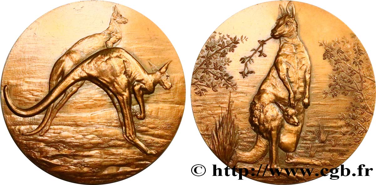 ANIMAUX Médaille animalière - Kangourou SUP