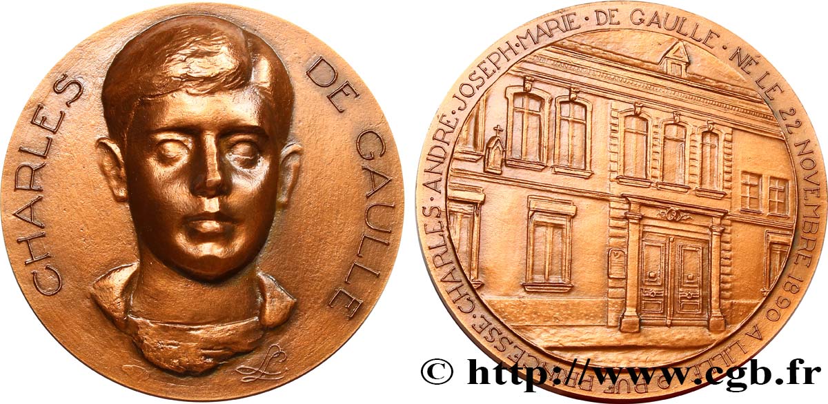 DE GAULLE (Charles) Médaille, Charles de Gaulle SPL