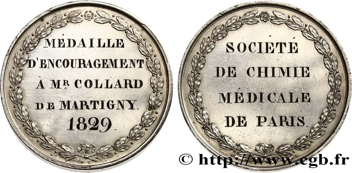MÉDECINE - SOCIÉTÉS MÉDICALES Médaille d’encouragement, Société de chimie médicale q.SPL