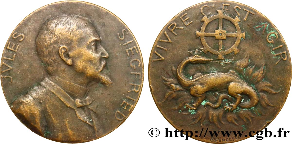 NORMANDIE (NOBLESSE ET VILLES DE...) Médaille, Jules Siegfried VF