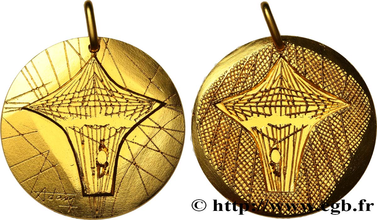 QUINTA REPUBBLICA FRANCESE Médaille stylisée MS