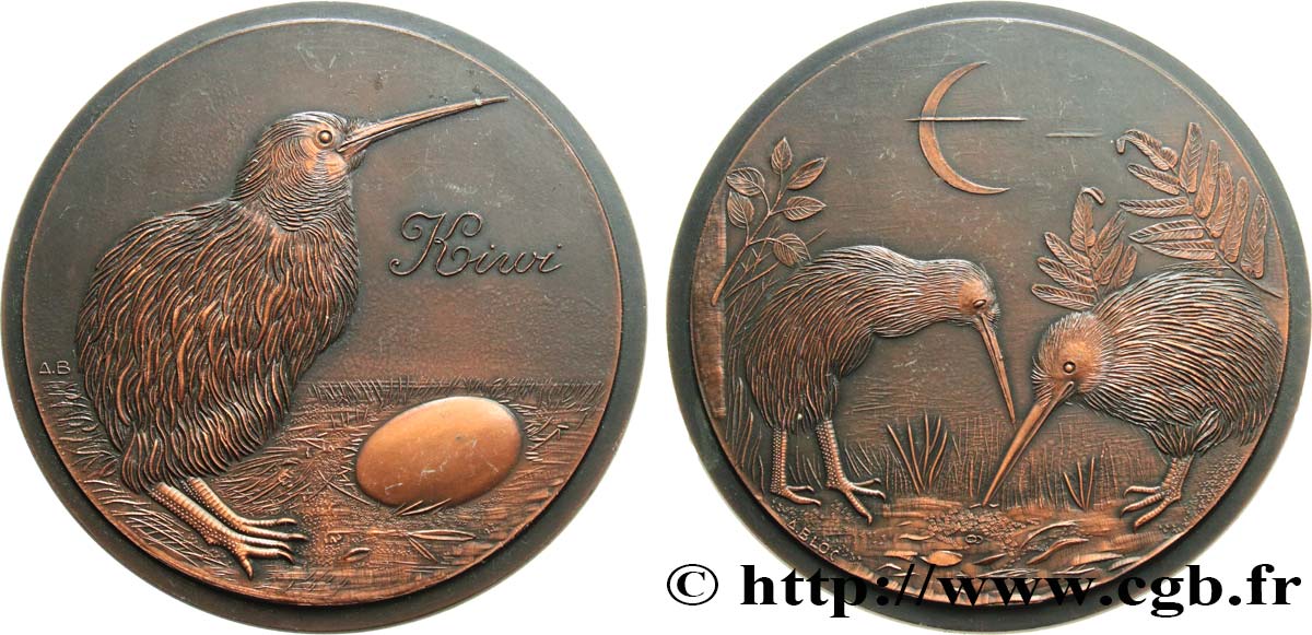 ANIMALS Médaille animalière - Kiwi EBC