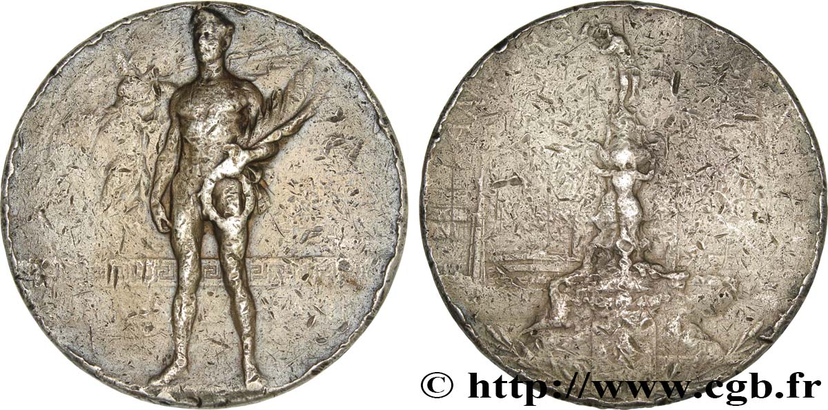 BELGIUM - KINGDOM OF BELGIUM - ALBERT I Médaille d’argent, Jeux Olympiques d’Anvers F