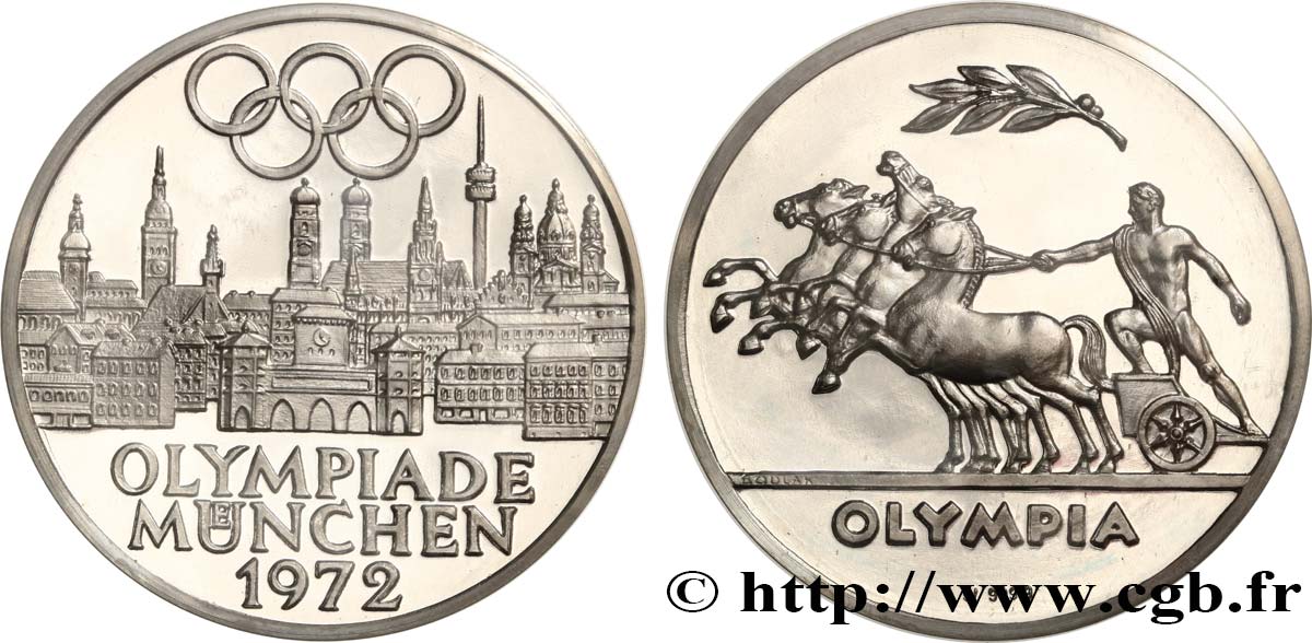 ALEMANIA Médaille, XXe Jeux Olympiques SC