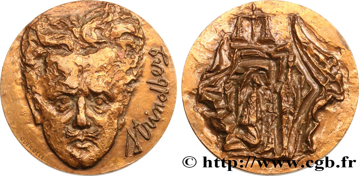 LITTÉRATURE : ÉCRIVAINS/ÉCRIVAINES - POÈTES Médaille, August Strindberg SUP