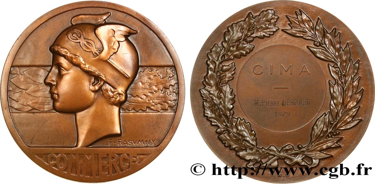 FUNFTE FRANZOSISCHE REPUBLIK Médaille de récompense, CIMA VZ
