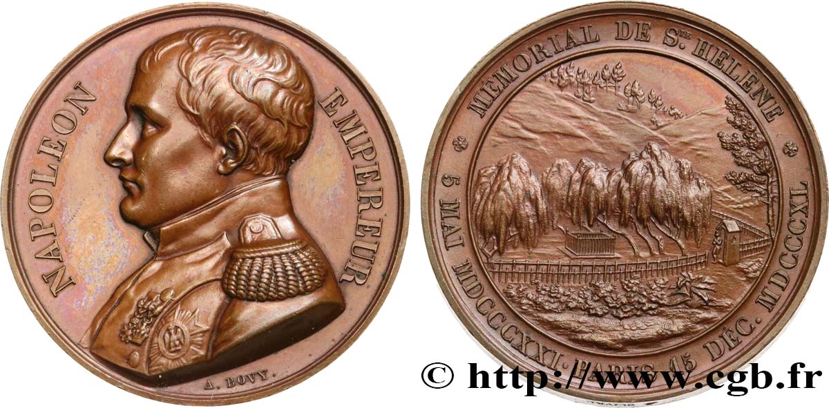 LUDWIG PHILIPP I Médaille du mémorial de St-Hélène VZ
