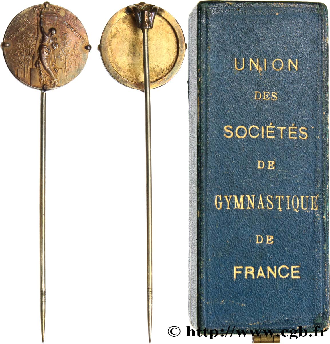 DRITTE FRANZOSISCHE REPUBLIK Médaille, Courage Patrie et Moralité SS