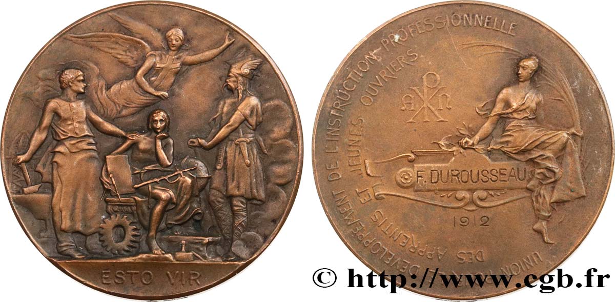DRITTE FRANZOSISCHE REPUBLIK Médaille de récompense, Esto Virinternet SS