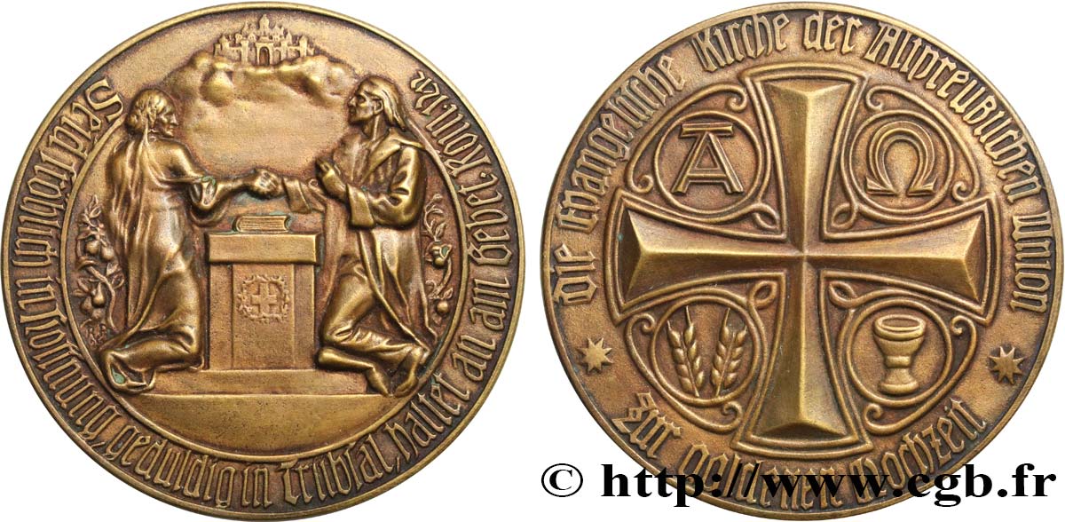 ALLEMAGNE Médaille, Noces d’or TTB