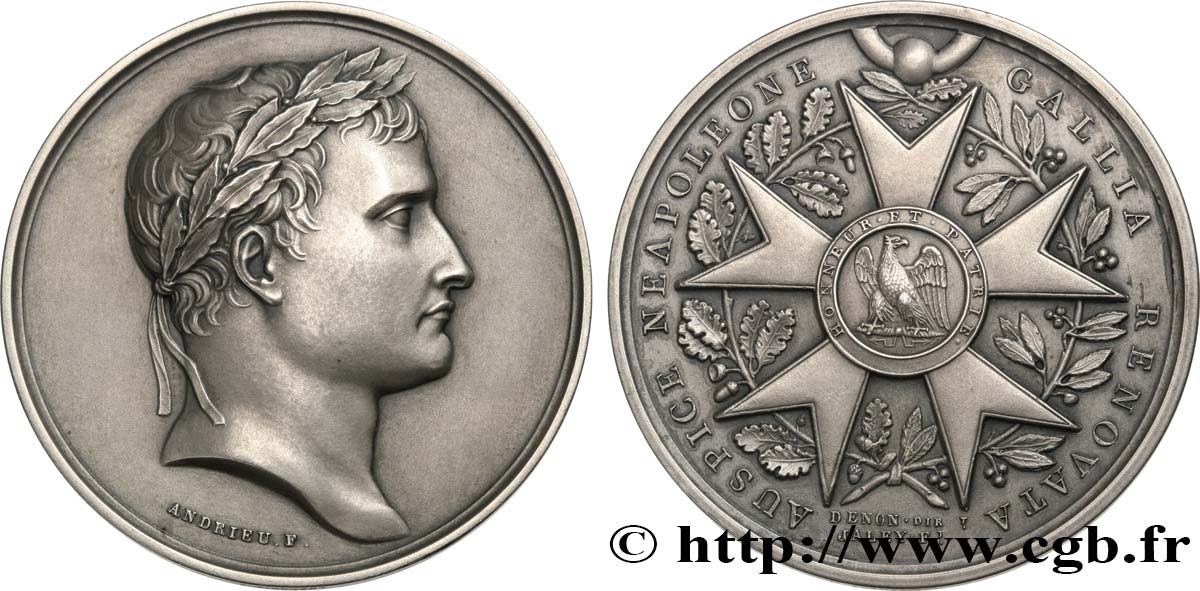 NAPOLEON S EMPIRE Médaille, Légion d’honneur, refrappe AU