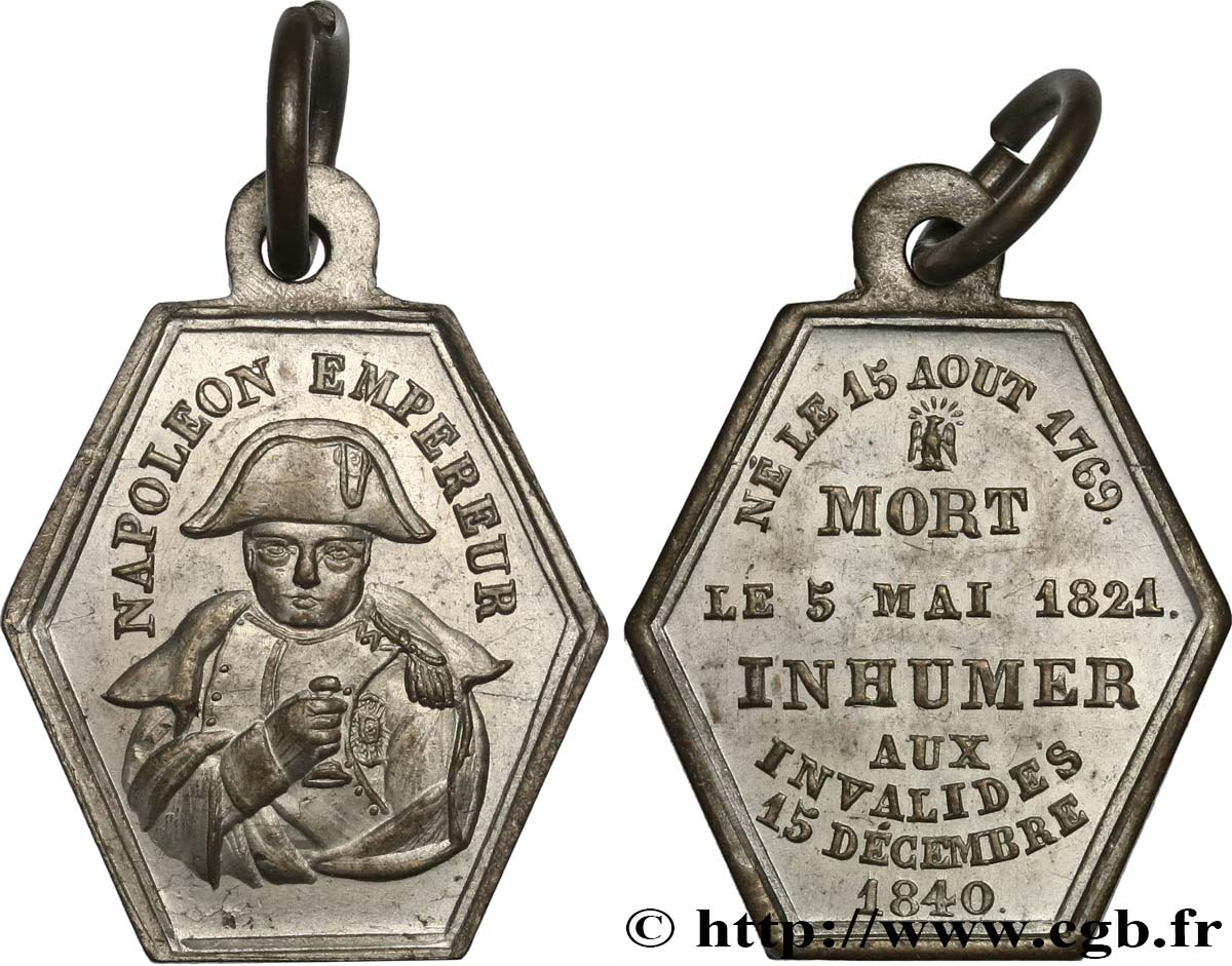 LUIS FELIPE I Médaille, Retour des cendres  de Napoléon Ier MBC+