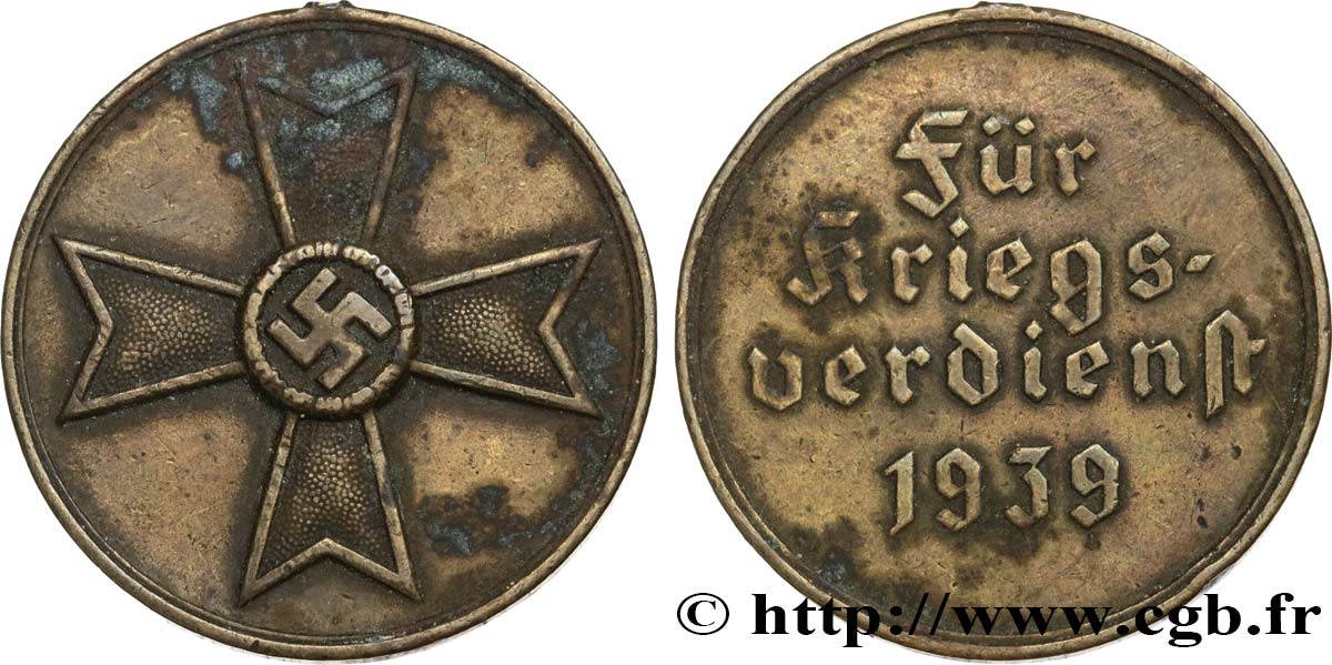 DEUTSCHLAND Médaille, Pour services de guerre SS