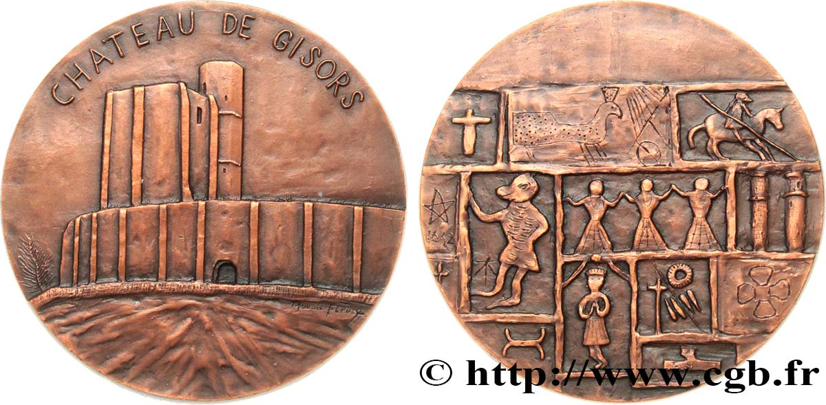 MONUMENTS ET HISTOIRE Médaille, Château de Gisors SUP