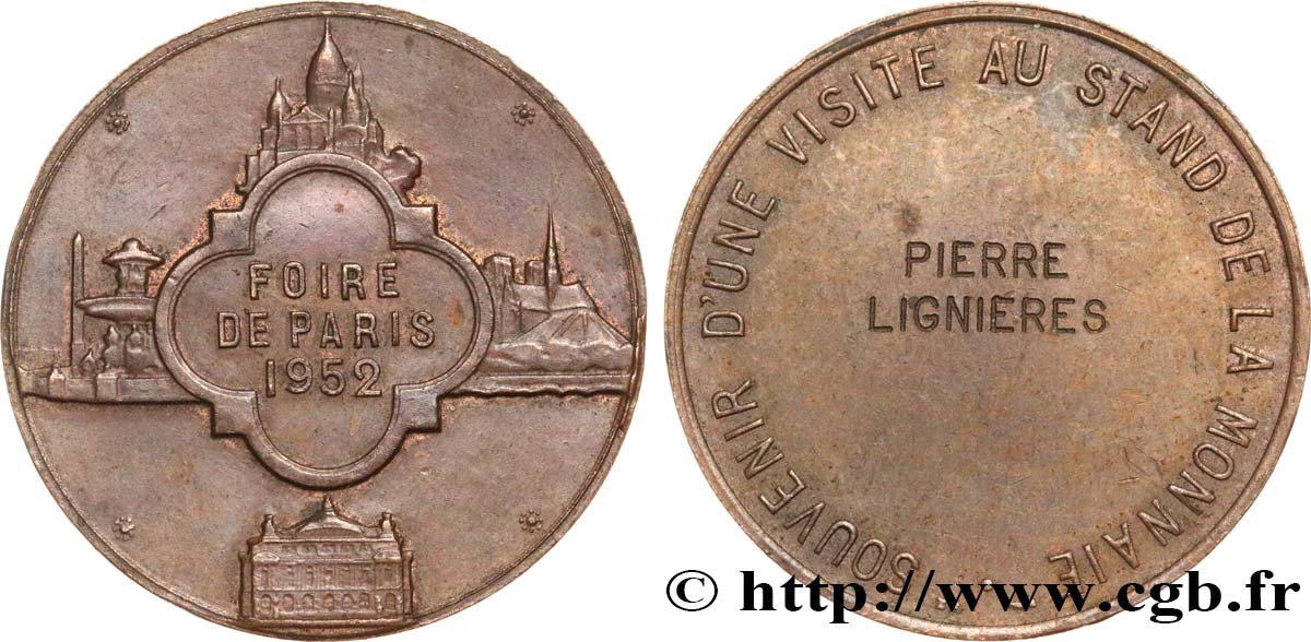 MONNAIE DE PARIS Médaille, Souvenir d’une visite fVZ