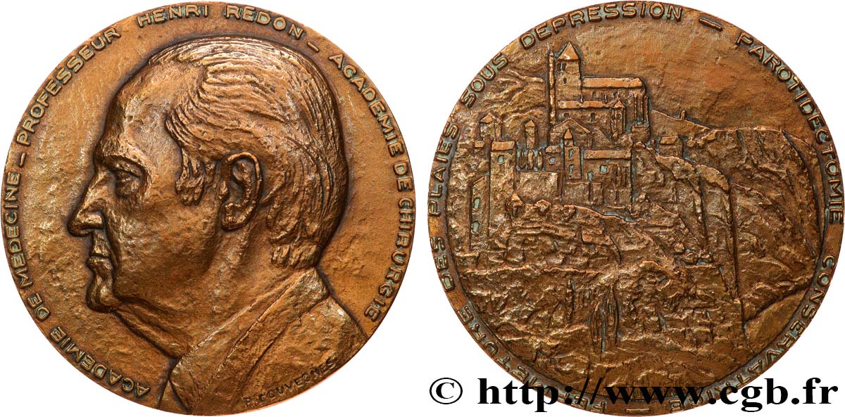 SCIENCES & SCIENTIFIQUES Médaille, Henri Redon SUP