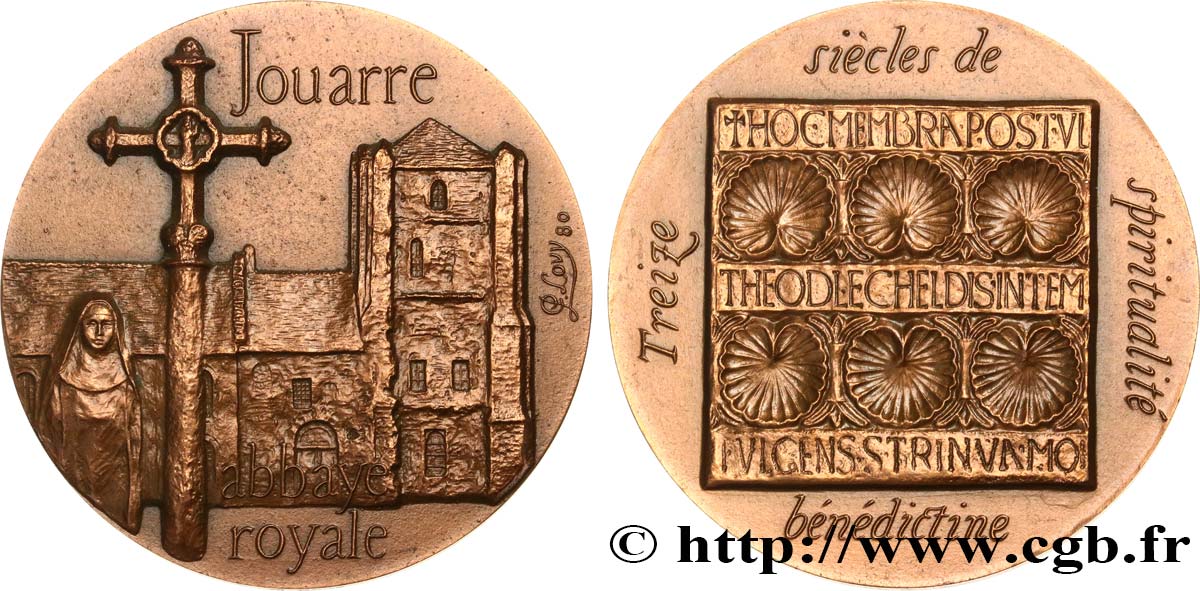MONUMENTS ET HISTOIRE Médaille, Jouarre, Abbaye royale SUP