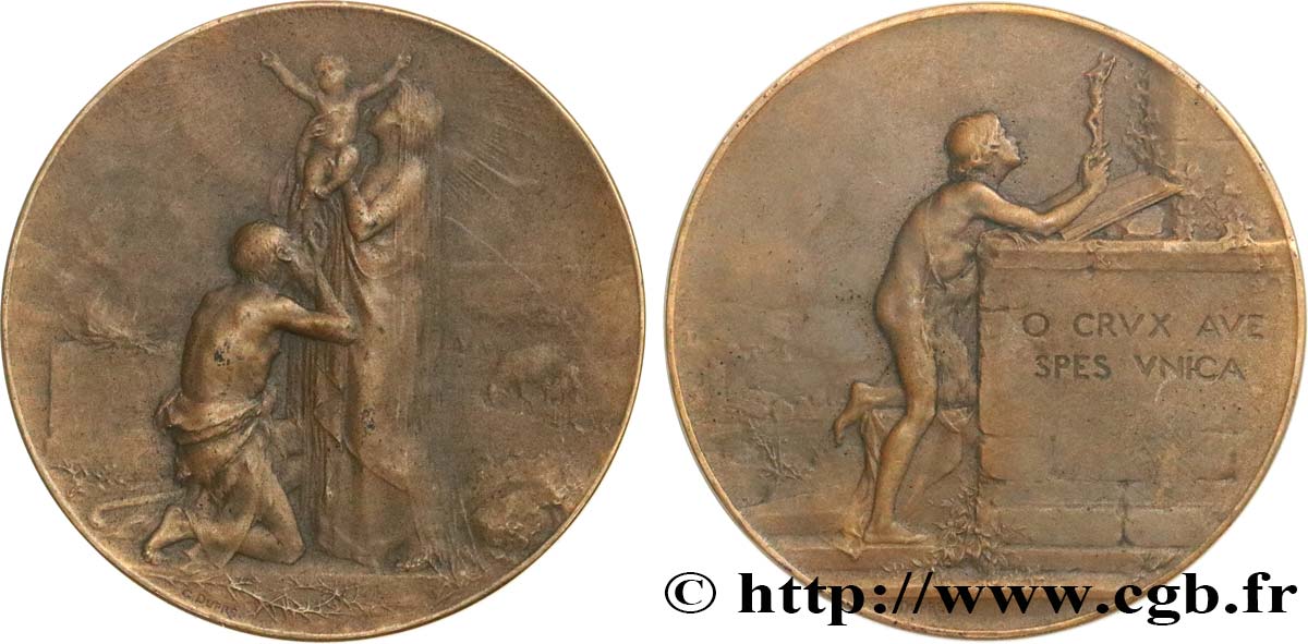 III REPUBLIC Médaille religieuse, la Rédemption XF