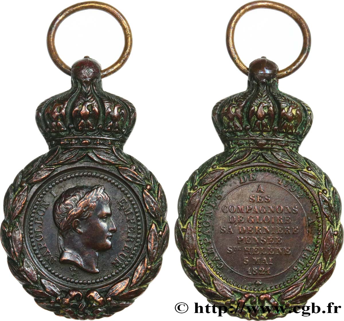 PRIMO IMPERO Médaille de Sainte-Hélène BB