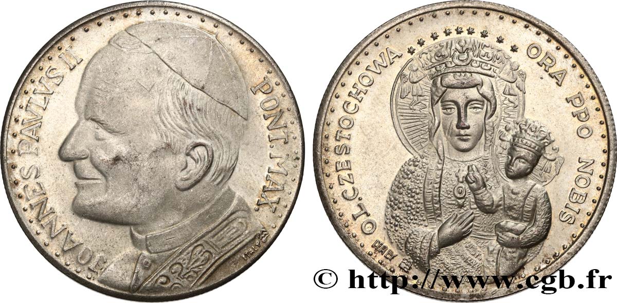 VATICANO Y ESTADOS PONTIFICIOS Médaille du pape Jean-Paul II EBC