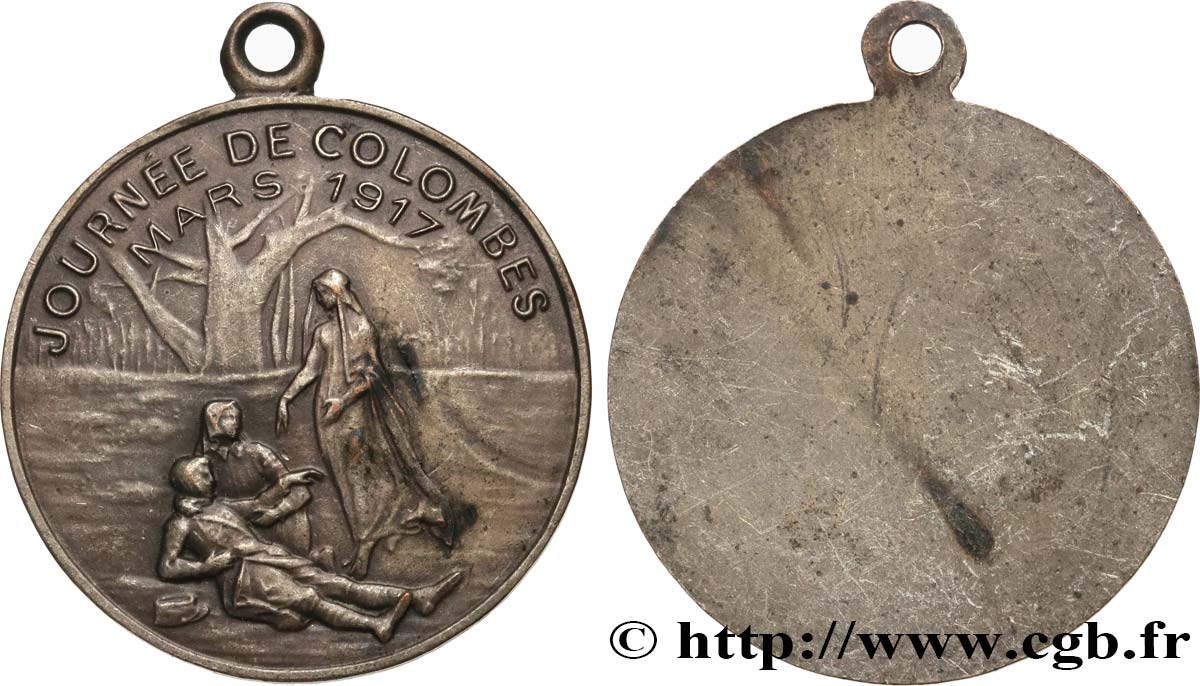 III REPUBLIC Médaille, Journée de Colombes AU