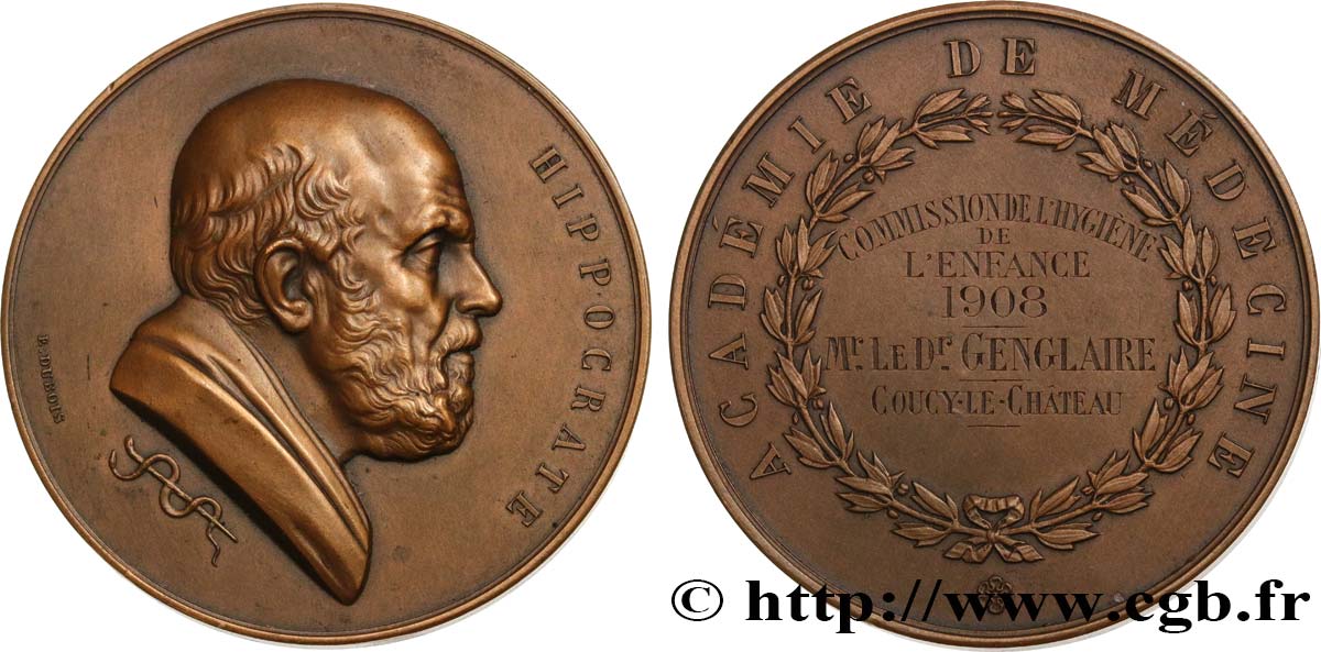 MÉDECINE - SOCIÉTÉS MÉDICALES Médaille d’Hippocrate, Commission de l’hygiène de l’enfance fVZ