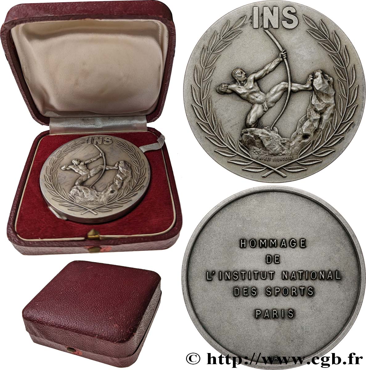 SPORTS Médaille, Hommage de l’Institut national des sports SUP