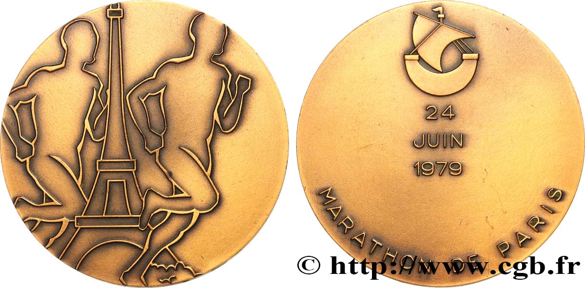 SPORTS Médaille de récompense, Marathon de Paris AU