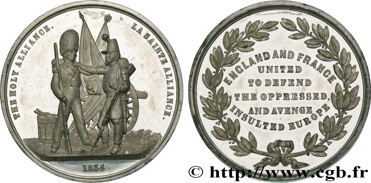 GROßBRITANNIEN - VICTORIA Médaille, la Sainte Alliance VZ