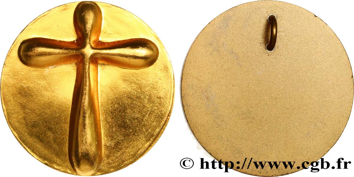 CINQUIÈME RÉPUBLIQUE Médaille religieuse, bijou SUP