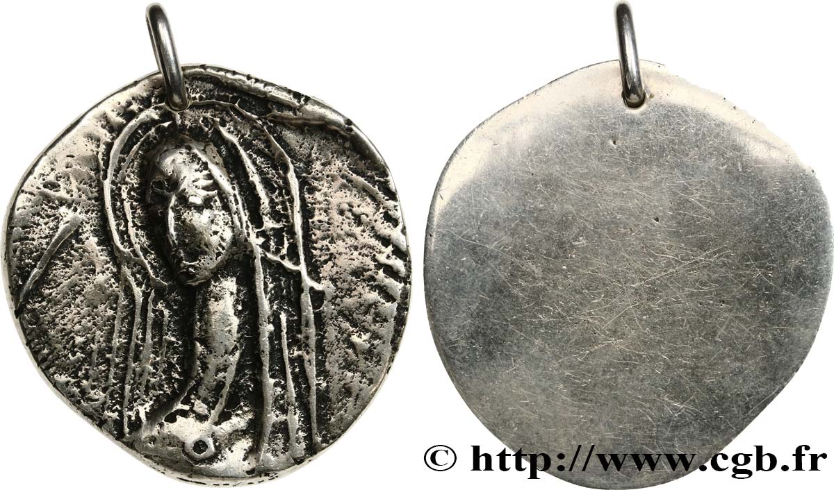 CINQUIÈME RÉPUBLIQUE Médaille religieuse, bijou TTB+