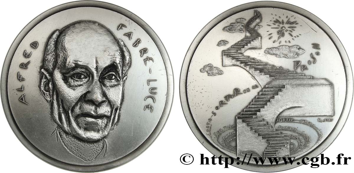 LITERATURE : WRITERS - POETS Médaille, Alfred Fabre-Luce fVZ