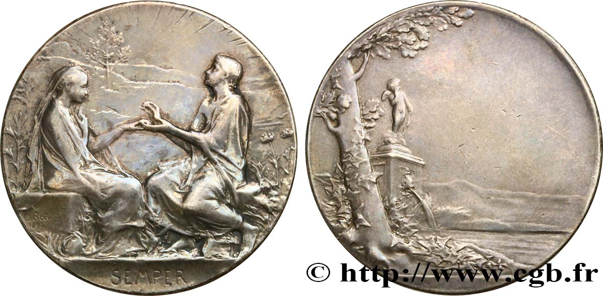 AMOUR ET MARIAGE Médaille, Semper TTB