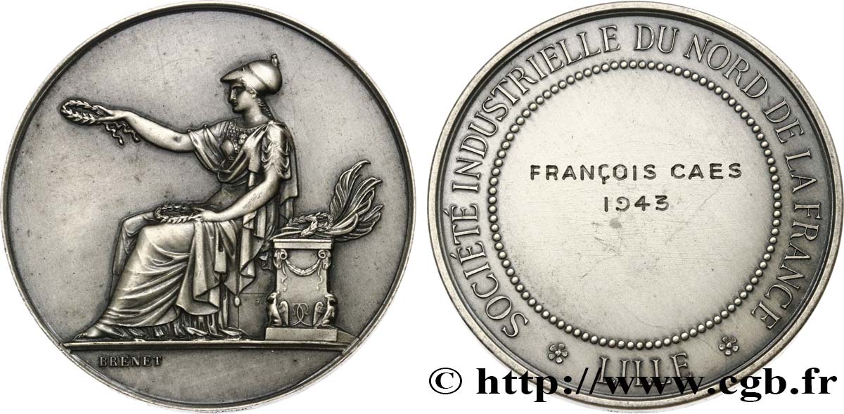 PRIZES AND REWARDS Médaille de récompense, Société industrielle AU