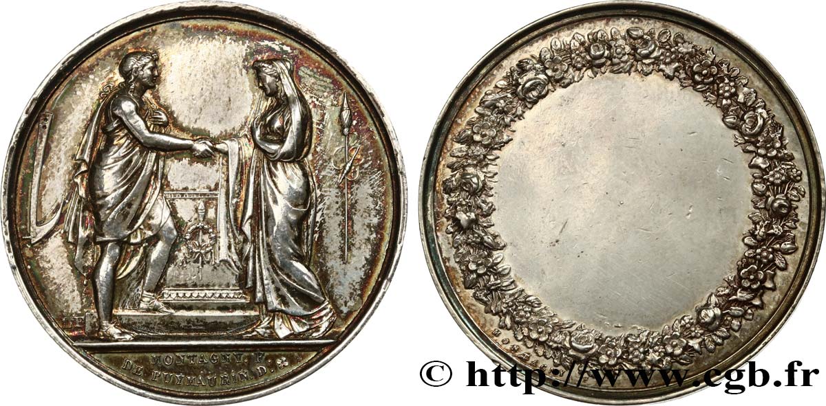 AMOUR ET MARIAGE Médaille de mariage TTB+