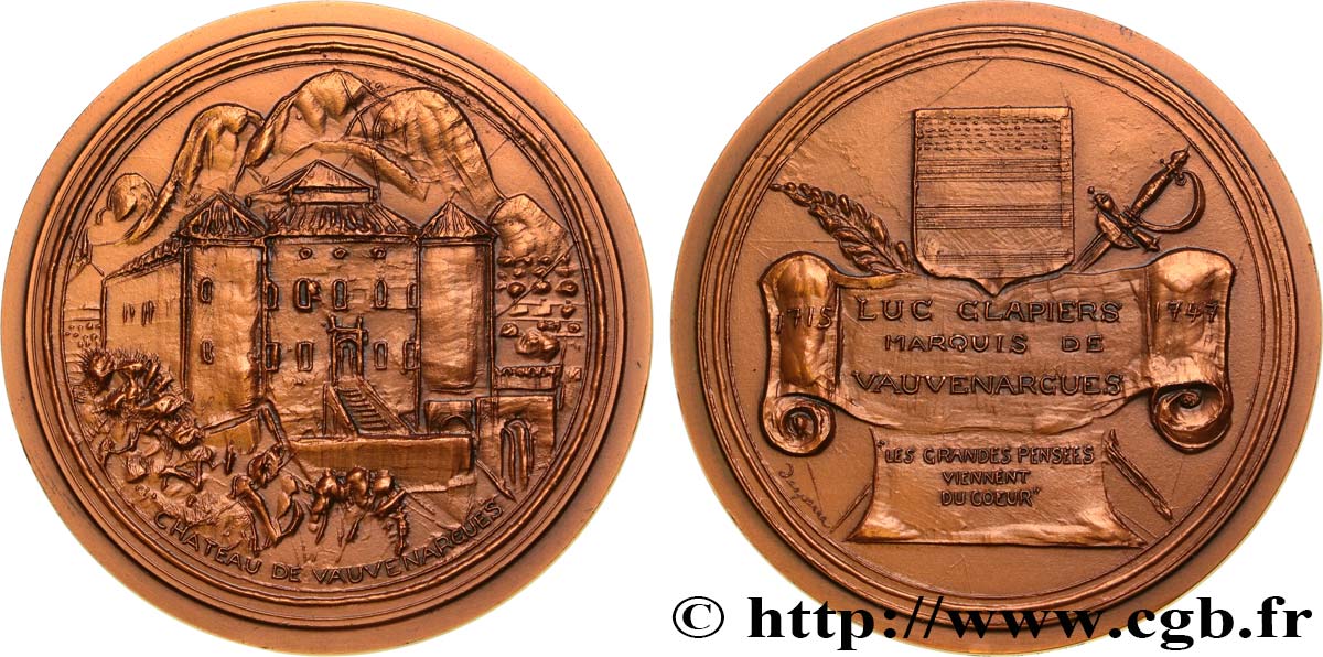 MONUMENTS ET HISTOIRE Médaille, Château de Vauvenargues SUP