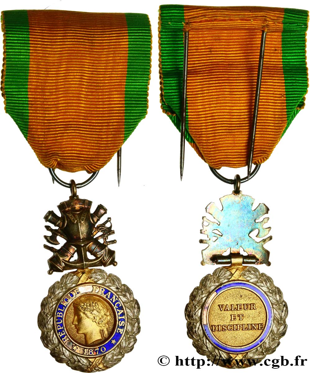 DRITTE FRANZOSISCHE REPUBLIK Médaille militaire, sous-officier SS
