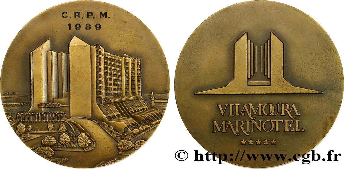 PORTUGAL Médaille, C. R. P. M., Vilamoura Marinotel TTB+