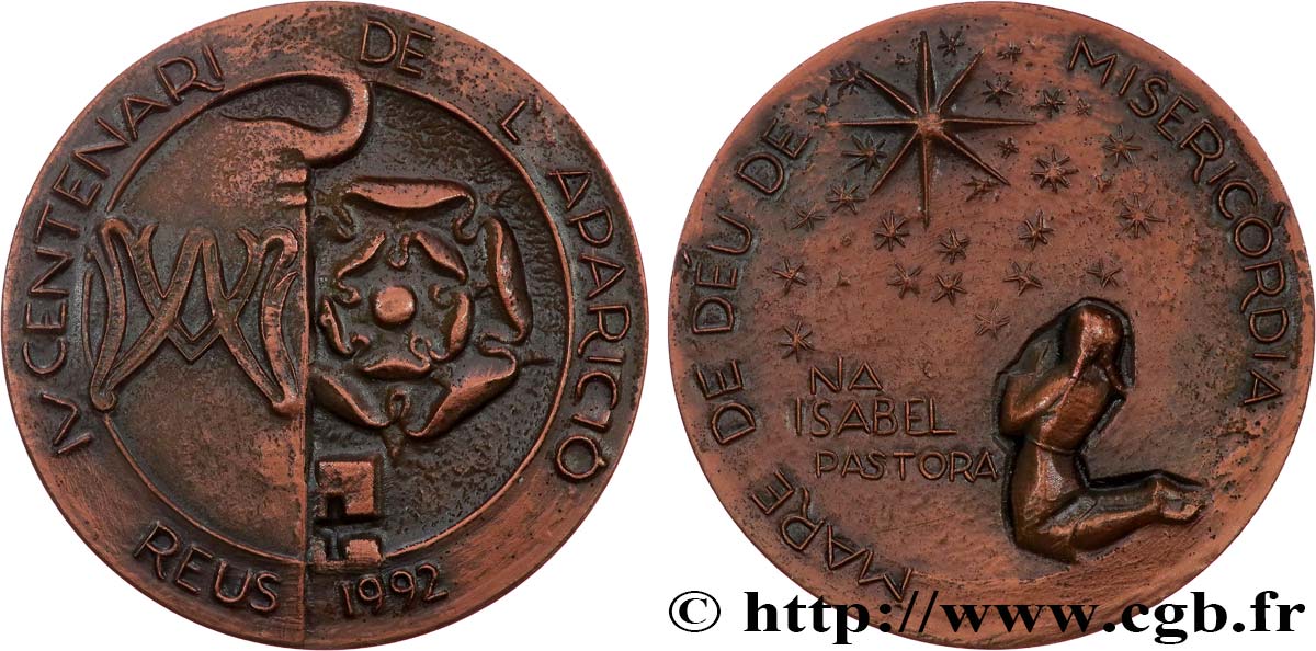 PORTUGAL Médaille, 4e Centenaire de l’apparition SUP