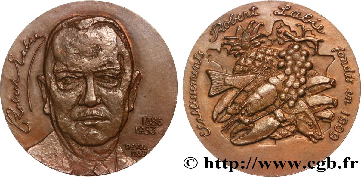 QUINTA REPUBBLICA FRANCESE Médaille, Établissements Robert Labie q.SPL