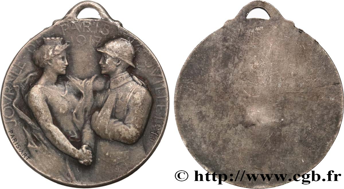 DRITTE FRANZOSISCHE REPUBLIK Médaille, Journée de Paris SS